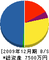 総武造園土木 貸借対照表 2009年12月期