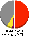 関西畳工業 損益計算書 2009年9月期