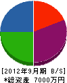 村田住宅 貸借対照表 2012年9月期