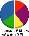 下田建設 貸借対照表 2009年12月期