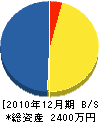 誠和電設 貸借対照表 2010年12月期