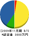 今井唯電工 貸借対照表 2009年11月期
