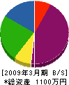 山崎興業 貸借対照表 2009年3月期