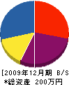 ヨシタケ 貸借対照表 2009年12月期
