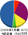 大山電機 貸借対照表 2008年5月期