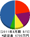 池田商会 貸借対照表 2011年4月期