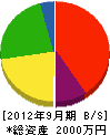 米子丸永 貸借対照表 2012年9月期