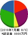 葵工業 貸借対照表 2010年7月期