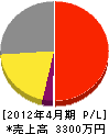 阪神水道 損益計算書 2012年4月期