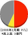 ベルテック 損益計算書 2008年2月期