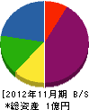 西岡総合建設 貸借対照表 2012年11月期