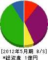 栄光社 貸借対照表 2012年5月期