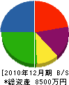 黒川工務所 貸借対照表 2010年12月期