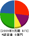 京和商事 貸借対照表 2009年9月期