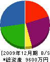 志社建材 貸借対照表 2009年12月期
