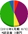 小谷野興業 貸借対照表 2012年6月期