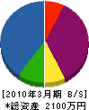 坂田工業 貸借対照表 2010年3月期