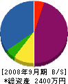 セイワ電気 貸借対照表 2008年9月期
