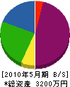 山昌工業 貸借対照表 2010年5月期