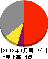 関川建材 損益計算書 2013年1月期
