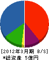 ミヤザワＣＡ 貸借対照表 2012年3月期
