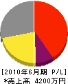 秋田造園土木 損益計算書 2010年6月期