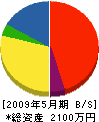 伊藤建設 貸借対照表 2009年5月期