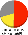 小須田造園 損益計算書 2008年8月期