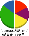 丸杉福井鋼材 貸借対照表 2009年5月期