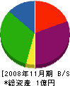 笠原産業 貸借対照表 2008年11月期