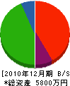 羽田建設 貸借対照表 2010年12月期