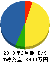ミシマ工業 貸借対照表 2013年2月期