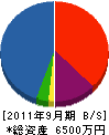 藤沢エンジニア 貸借対照表 2011年9月期