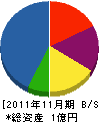 川合 貸借対照表 2011年11月期