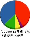 ロードエンタープライズ 貸借対照表 2008年12月期