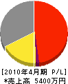長野鈑金加工 損益計算書 2010年4月期