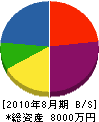 東京建材工業 貸借対照表 2010年8月期