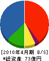 東京日立 貸借対照表 2010年4月期