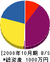 ライト・リフォーム 貸借対照表 2008年10月期