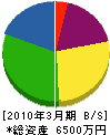 セーリョウ 貸借対照表 2010年3月期 セーリョウ 貸借対照表 2010年3月期