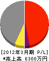 黄田建設 損益計算書 2012年3月期