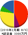 川島造園 貸借対照表 2010年2月期