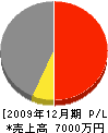 不二設備 損益計算書 2009年12月期 不二設備 損益計算書 2009年12月期