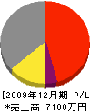 波田建設 損益計算書 2009年12月期