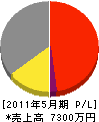 長井造園美術 損益計算書 2011年5月期
