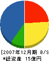 中島建設 貸借対照表 2007年12月期