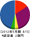 齋藤商会 貸借対照表 2012年5月期