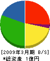 小峰産業 貸借対照表 2009年3月期