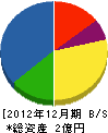 徳島大三工業 貸借対照表 2012年12月期