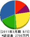 平塚綜合開発 貸借対照表 2011年3月期
